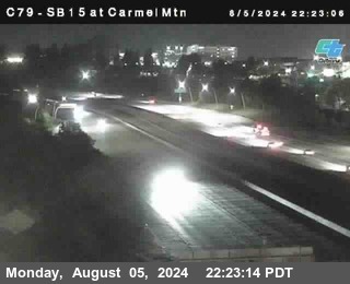 NB 15 at Carmel Mountain Rd.