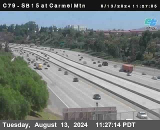 NB 15 at Carmel Mountain Rd.