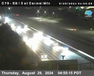 NB 15 at Carmel Mountain Rd.