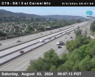 NB 15 at Carmel Mountain Rd.