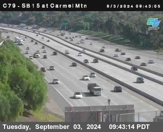 NB 15 at Carmel Mountain Rd.