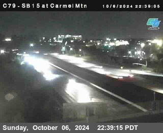 NB 15 at Carmel Mountain Rd.