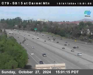 NB 15 at Carmel Mountain Rd.