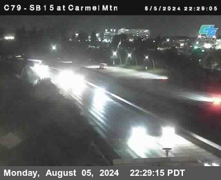 NB 15 at Carmel Mountain Rd.