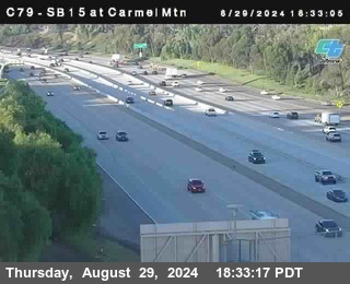 NB 15 at Carmel Mountain Rd.