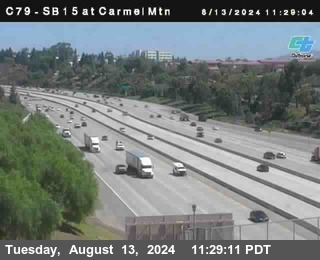 NB 15 at Carmel Mountain Rd.