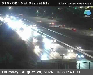 NB 15 at Carmel Mountain Rd.