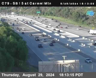 NB 15 at Carmel Mountain Rd.