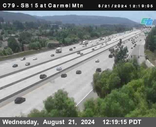 NB 15 at Carmel Mountain Rd.