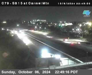 NB 15 at Carmel Mountain Rd.