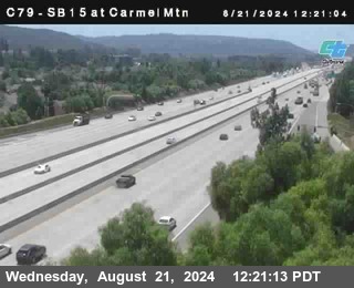 NB 15 at Carmel Mountain Rd.