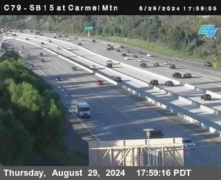 NB 15 at Carmel Mountain Rd.