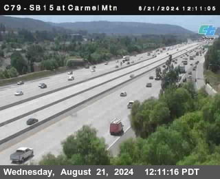 NB 15 at Carmel Mountain Rd.