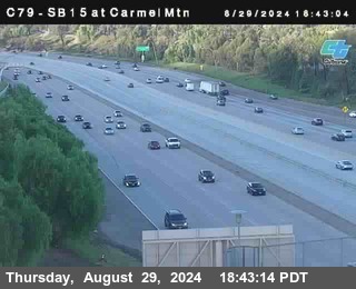 NB 15 at Carmel Mountain Rd.