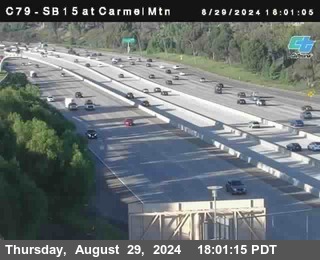 NB 15 at Carmel Mountain Rd.