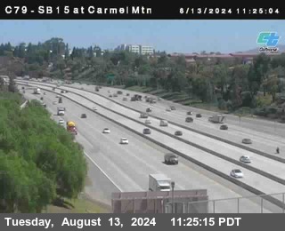 NB 15 at Carmel Mountain Rd.