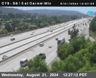 NB 15 at Carmel Mountain Rd.