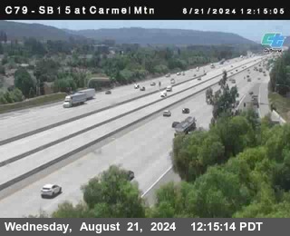 NB 15 at Carmel Mountain Rd.