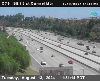 NB 15 at Carmel Mountain Rd.