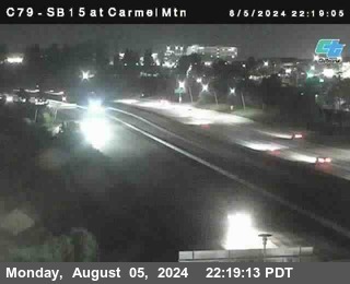 NB 15 at Carmel Mountain Rd.