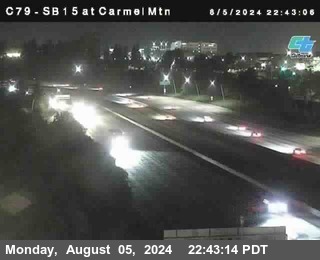 NB 15 at Carmel Mountain Rd.