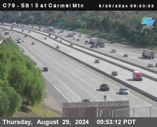 NB 15 at Carmel Mountain Rd.