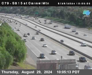 NB 15 at Carmel Mountain Rd.