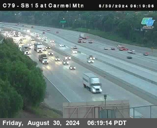 NB 15 at Carmel Mountain Rd.