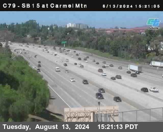 NB 15 at Carmel Mountain Rd.