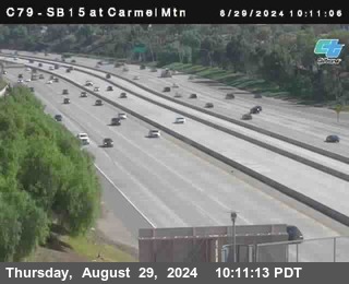 NB 15 at Carmel Mountain Rd.