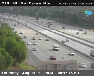 NB 15 at Carmel Mountain Rd.