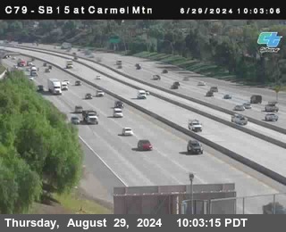 NB 15 at Carmel Mountain Rd.