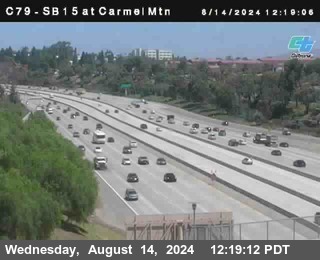 NB 15 at Carmel Mountain Rd.