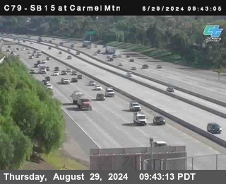 NB 15 at Carmel Mountain Rd.