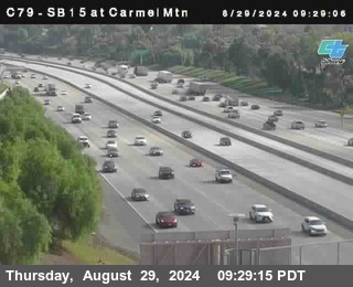 NB 15 at Carmel Mountain Rd.