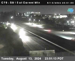 NB 15 at Carmel Mountain Rd.