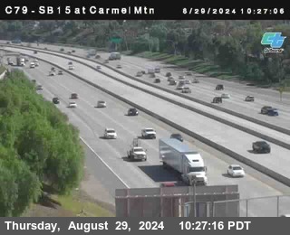 NB 15 at Carmel Mountain Rd.