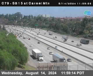 NB 15 at Carmel Mountain Rd.