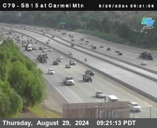 NB 15 at Carmel Mountain Rd.