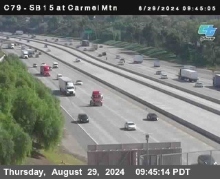 NB 15 at Carmel Mountain Rd.