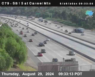 NB 15 at Carmel Mountain Rd.