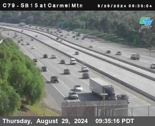 NB 15 at Carmel Mountain Rd.