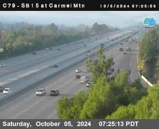 NB 15 at Carmel Mountain Rd.