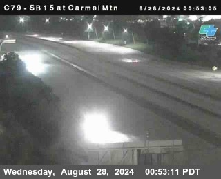 NB 15 at Carmel Mountain Rd.