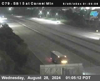 NB 15 at Carmel Mountain Rd.