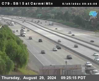 NB 15 at Carmel Mountain Rd.