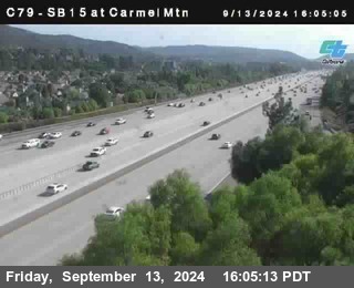 NB 15 at Carmel Mountain Rd.