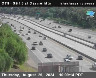 NB 15 at Carmel Mountain Rd.