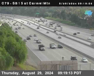 NB 15 at Carmel Mountain Rd.