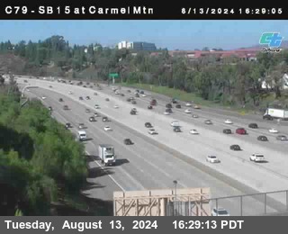 NB 15 at Carmel Mountain Rd.